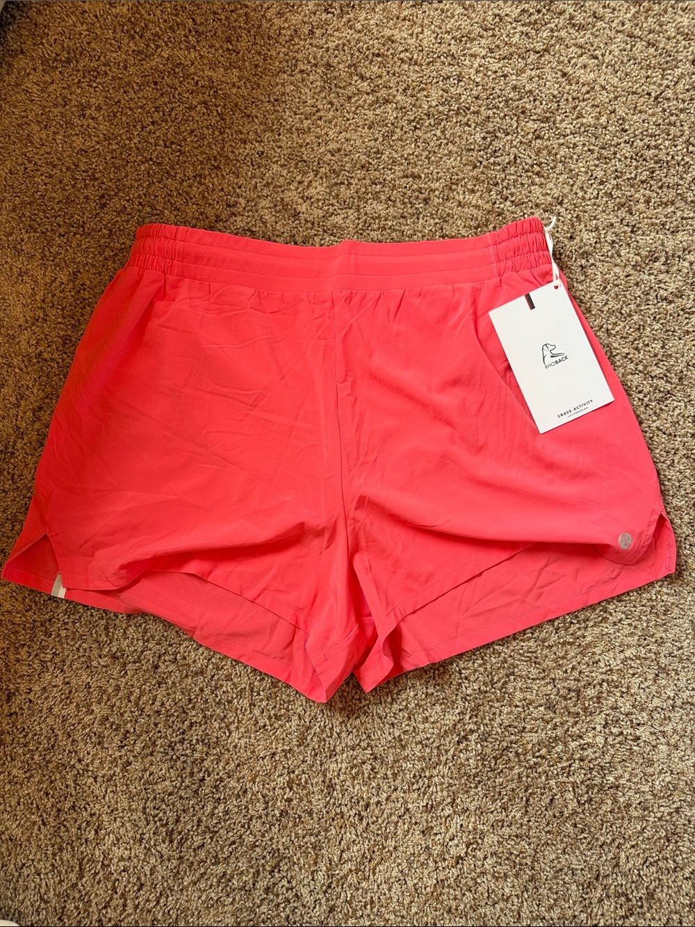 NWT Rhoback Watermelon Sunrise Active Short - XL
